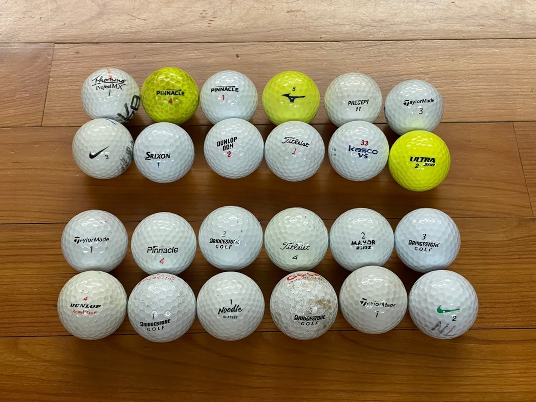 Mixed golf balls 24 pcs batch 4, 運動產品, 運動與體育, 運動與體育 Golf Carousell