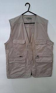 Multi-pocketed Brown Vest