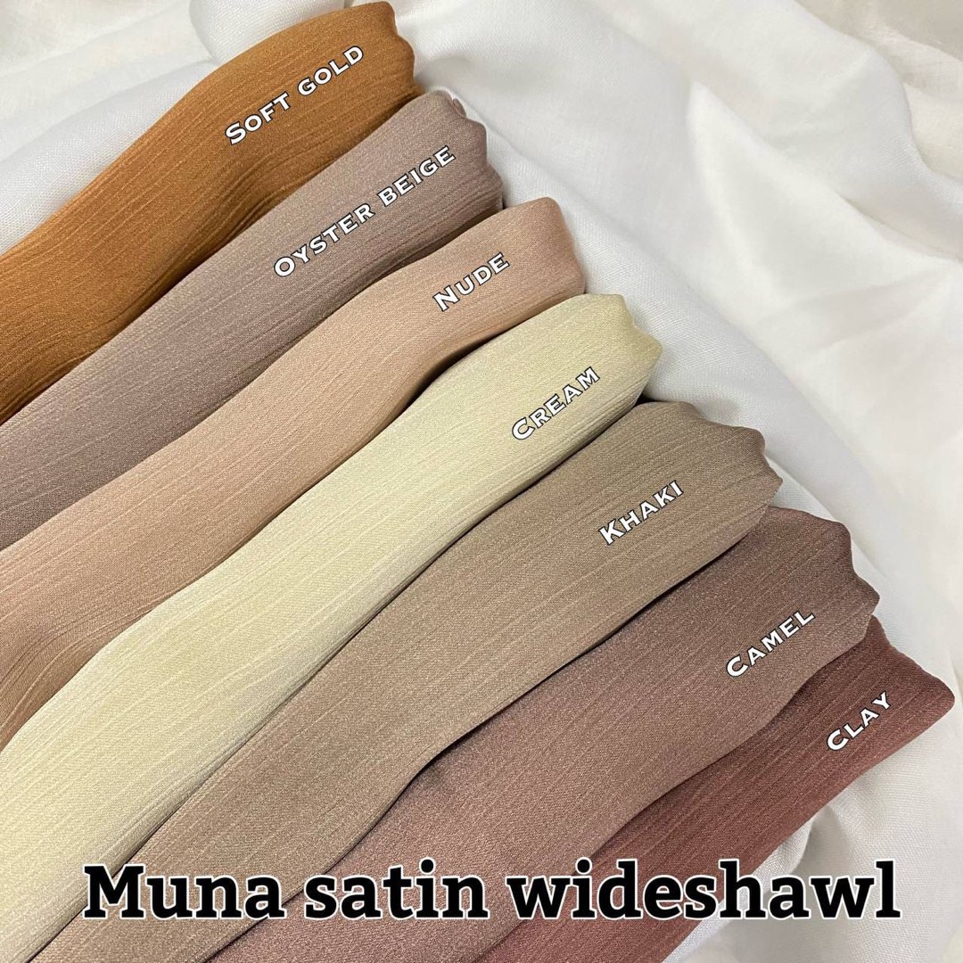 shawl satin muna