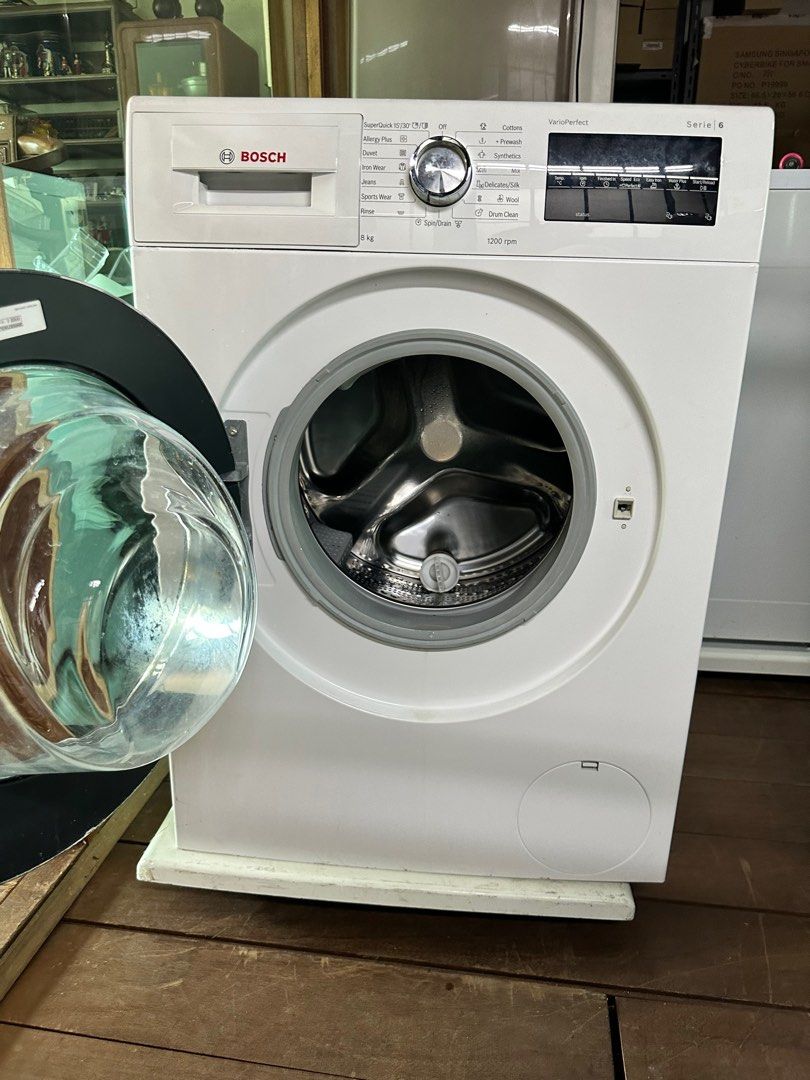 MUST BUY! BOSCH 8KG Front Load Washing Machine WAT24480SG1, TV & Home