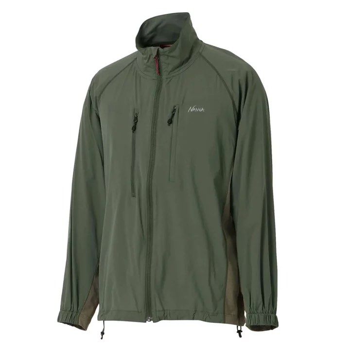 美品　NANGA HYBRID TECH HIKE ZIP BLOUSON Nanga Men's Hybrid Tech Hike Zip Blouson in Black Nanga
