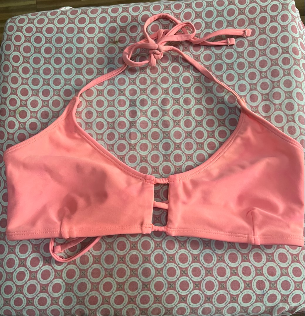 Neon orange bikini top, Women's Fashion, Swimwear, Bikinis & Swimsuits