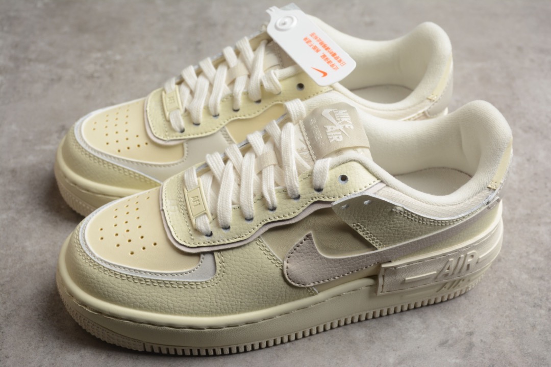 Nike Air Force 1 Low Shadow Coconut Milk Shoes Euro 3645, Women's
