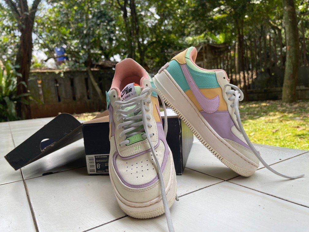 NIKE AIR FORCE SHADOW, Fesyen Wanita, Sepatu di Carousell