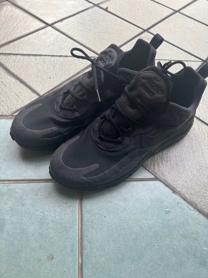 Nike Air Max 270 React Black Oil Grey US 10.5 Men s Fashion