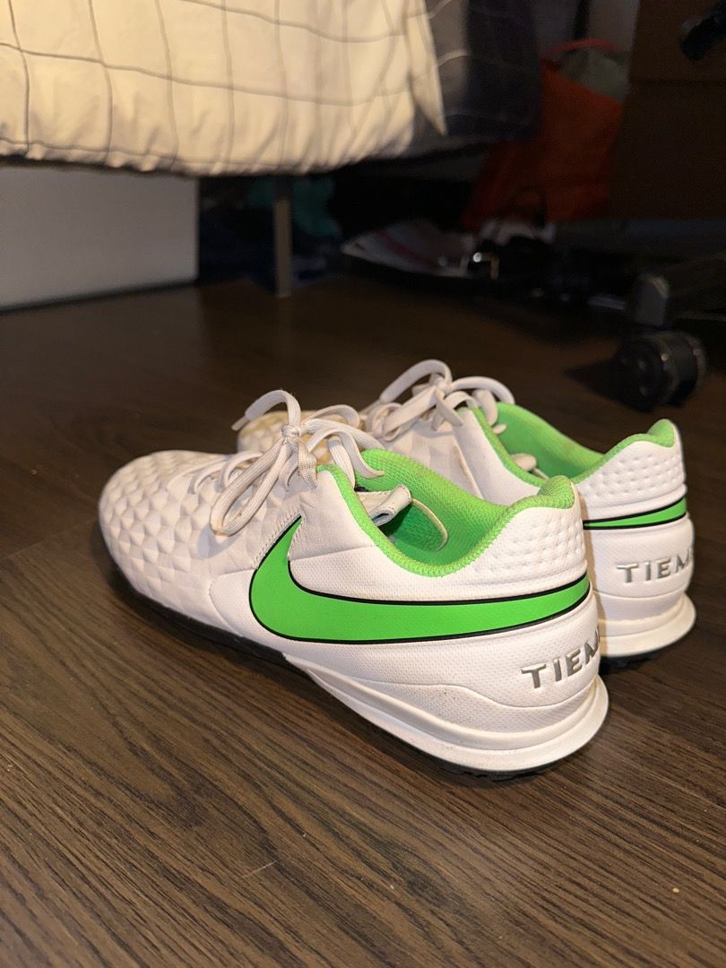 Nike Tiempo Legend 8 Academy TF Turf White Green AT5736 030