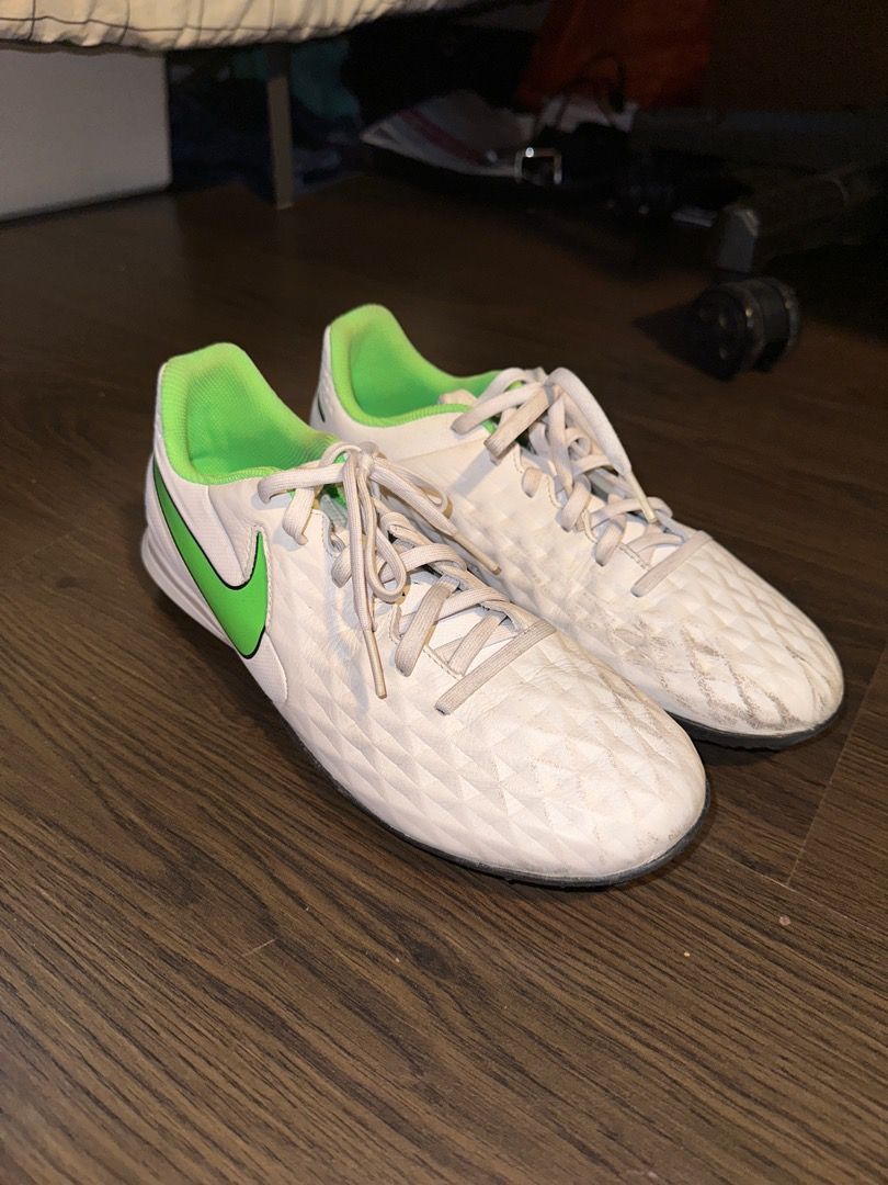 Nike Tiempo Legend 8 Academy TF Turf White Green AT5736 030