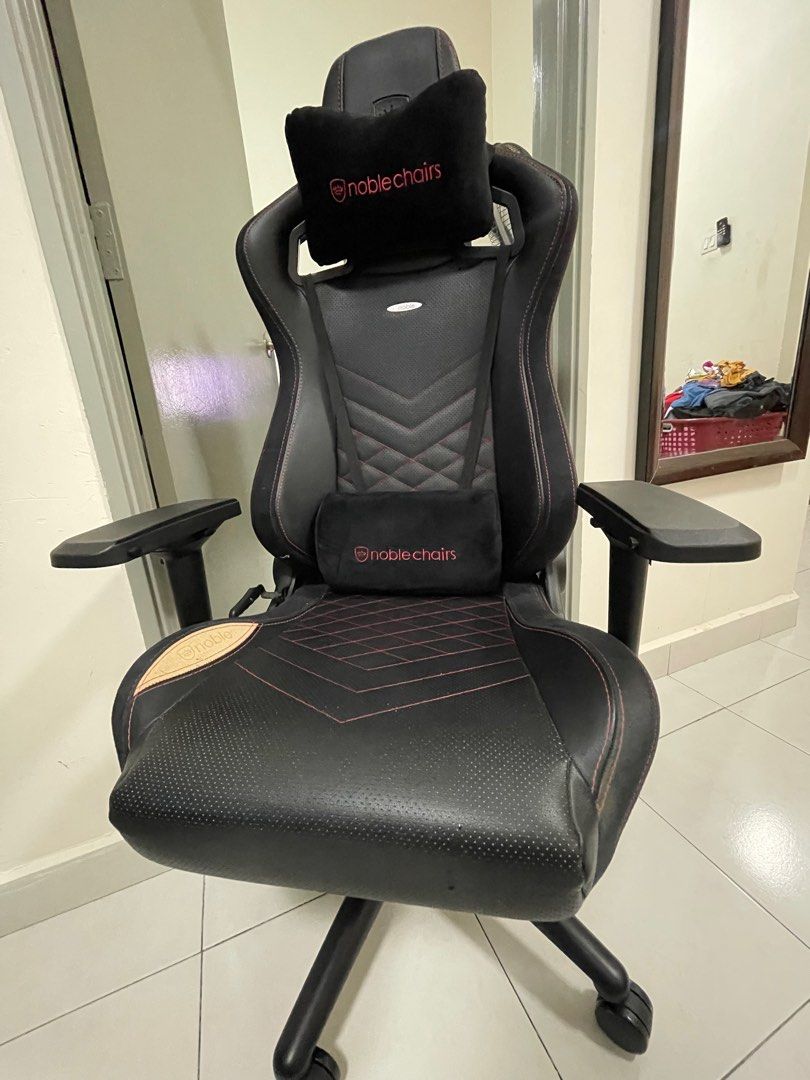 Noblechairs epic black best sale red