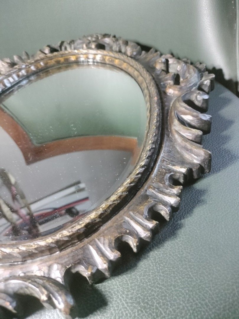 OLD VINTAGE Victorian Ornate Picture .Mirror Frame Made in Hong Kong