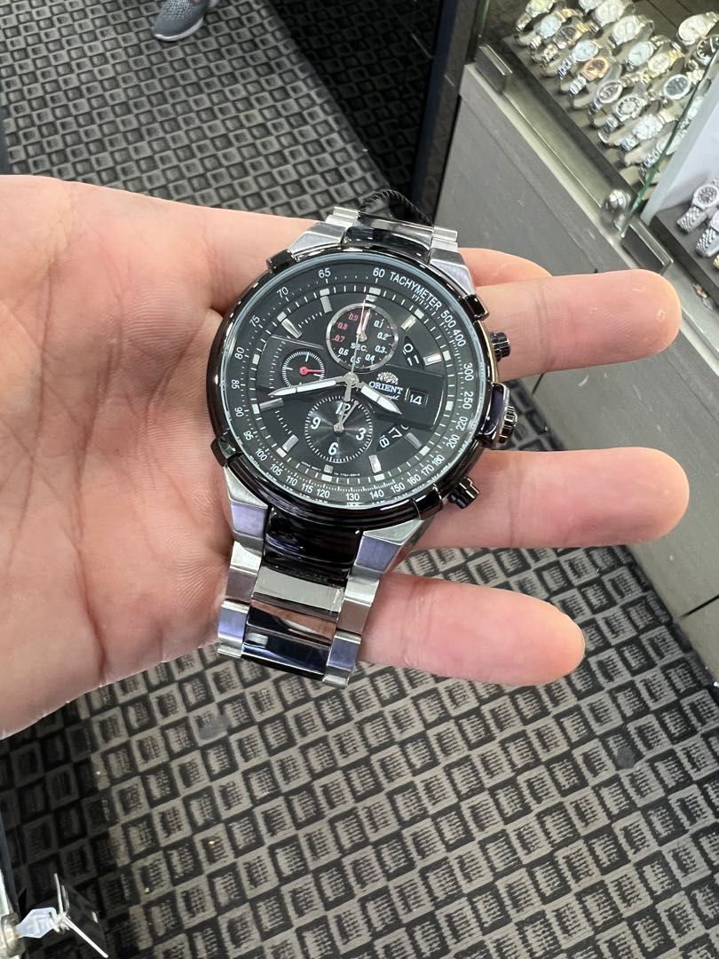 Orient deals chronograph 100m