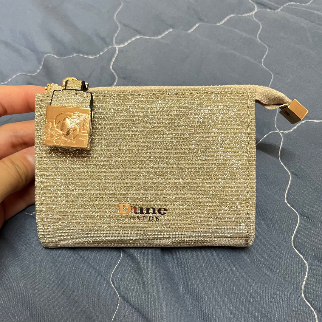 Dune London Turnlock Mini Purse (KELSI Gold), Women's Fashion, Bags