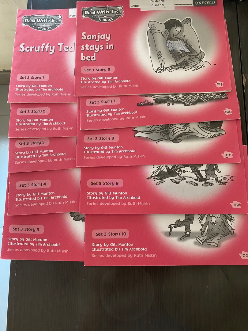Oxford Read Write Inc phonics set 3, 興趣及遊戲, 書本 & 文具, 教科書 Carousell