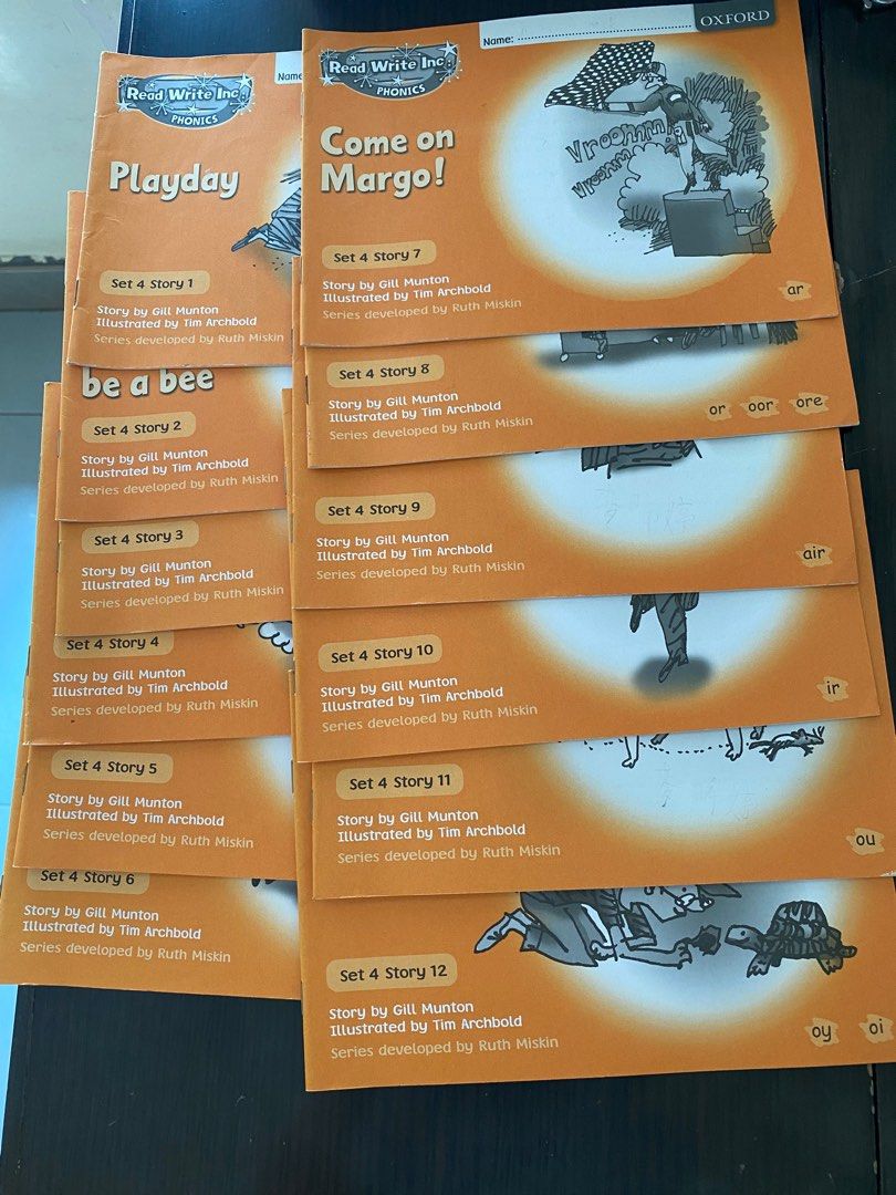 Oxford Read Write Inc Phonics set 4, 興趣及遊戲, 書本 & 文具, 教科書 - Carousell