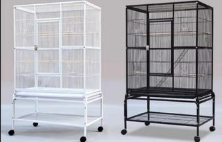 Curated visual reference: Gallery Detail: Parrot Cage 304 Stainless Steel Bird Cage Approx Size 80X50X120Cm