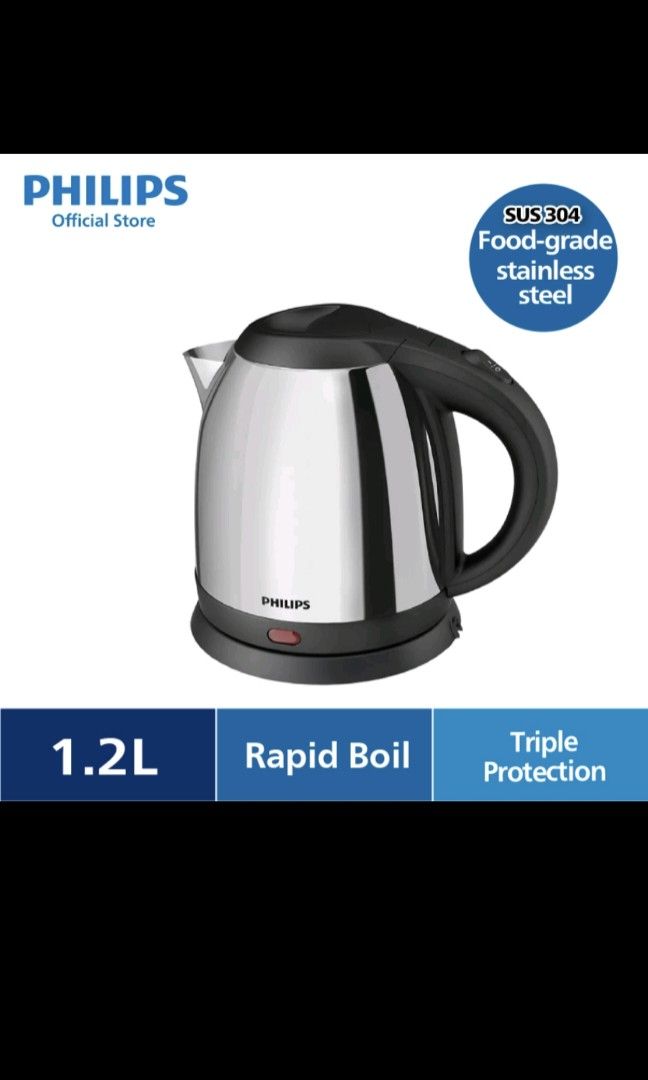 Philips kettle 1.2L HD9303, TV & Home Appliances, Kitchen Appliances