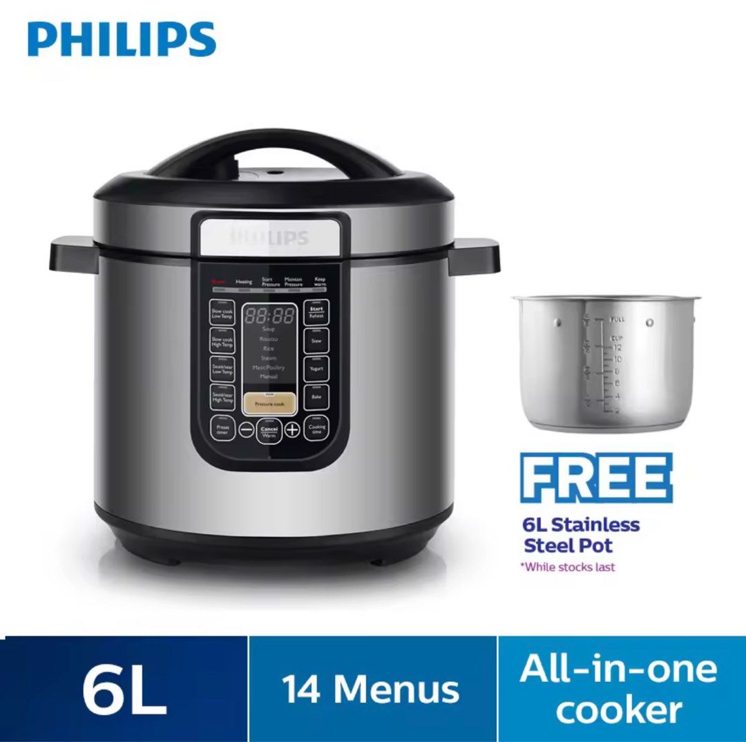 Pressure cooker philips new arrivals 2137