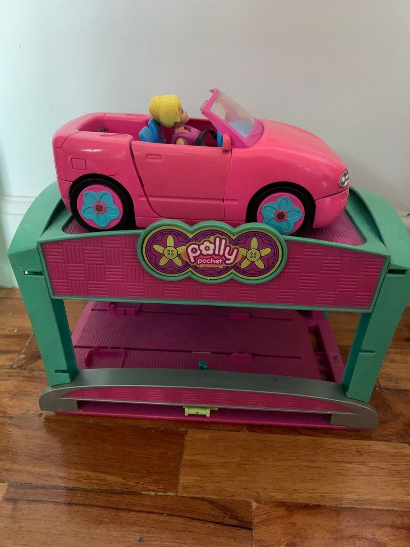 Polly Pocket car with garage - doll is included, Hobbies & Toys, Toys ...