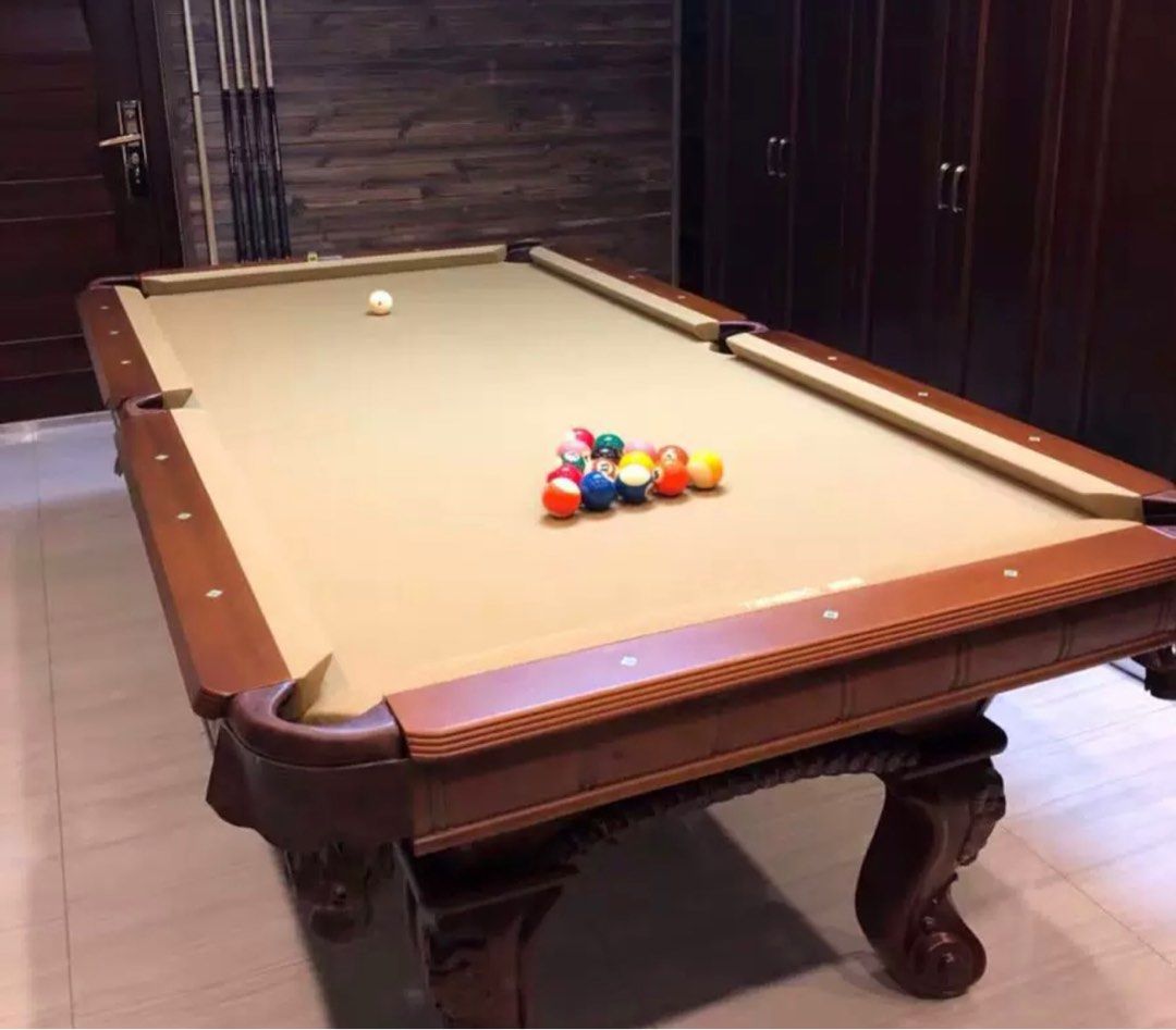 Pool Table (Category: Billiards & Bowling) located in Singapore. Submitted by pinnacle-solution (Listing ID 1221381803, Image 2). Description: Installation and servicing for pool outlets, home owners or pub. Welcome to PM us! Selling of Brunswick table or other model. Do check in with us on the available models. In stock and limited stock grab them before it’s gone! .