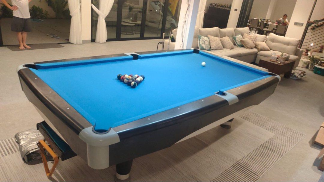 Pool Table (Category: Billiards & Bowling) located in Singapore. Submitted by pinnacle-solution (Listing ID 1221381803, Image 1). Description: Installation and servicing for pool outlets, home owners or pub. Welcome to PM us! Selling of Brunswick table or other model. Do check in with us on the available models. In stock and limited stock grab them before it’s gone! .
