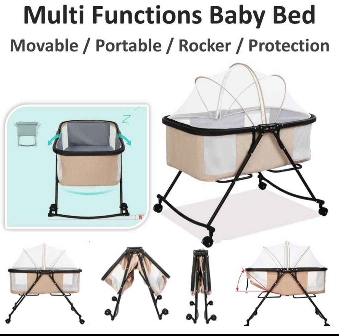 Portable Baby Cot, Babies & Kids, Baby Nursery & Kids Furniture, Cots