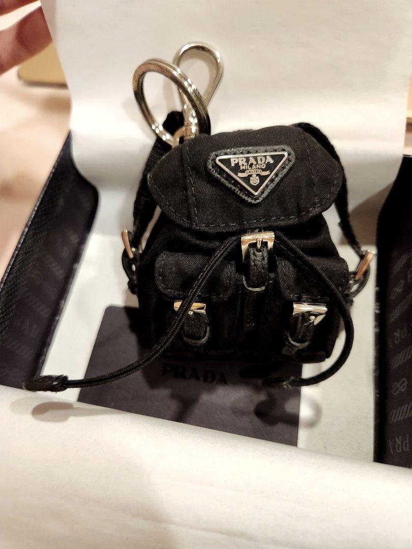 Prada bag keychain store