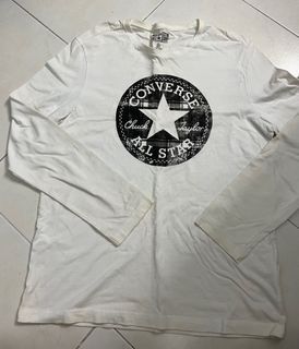 [Preloved 8/10🔥] Men Converse Long sleeve T shirt