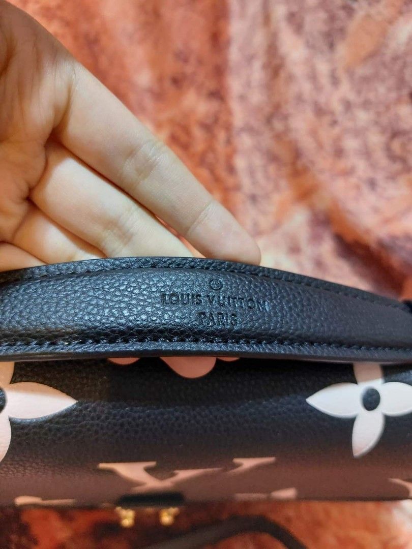 Preloved Lv metes embossed black& white (Category: Luxury Bags & Wallets) located in Cebu City. Submitted by day.98 (Listing ID 1221381447, Image 3). Description: selected from japan surplus no flaws coded genuine leather with dust bag meduim size.