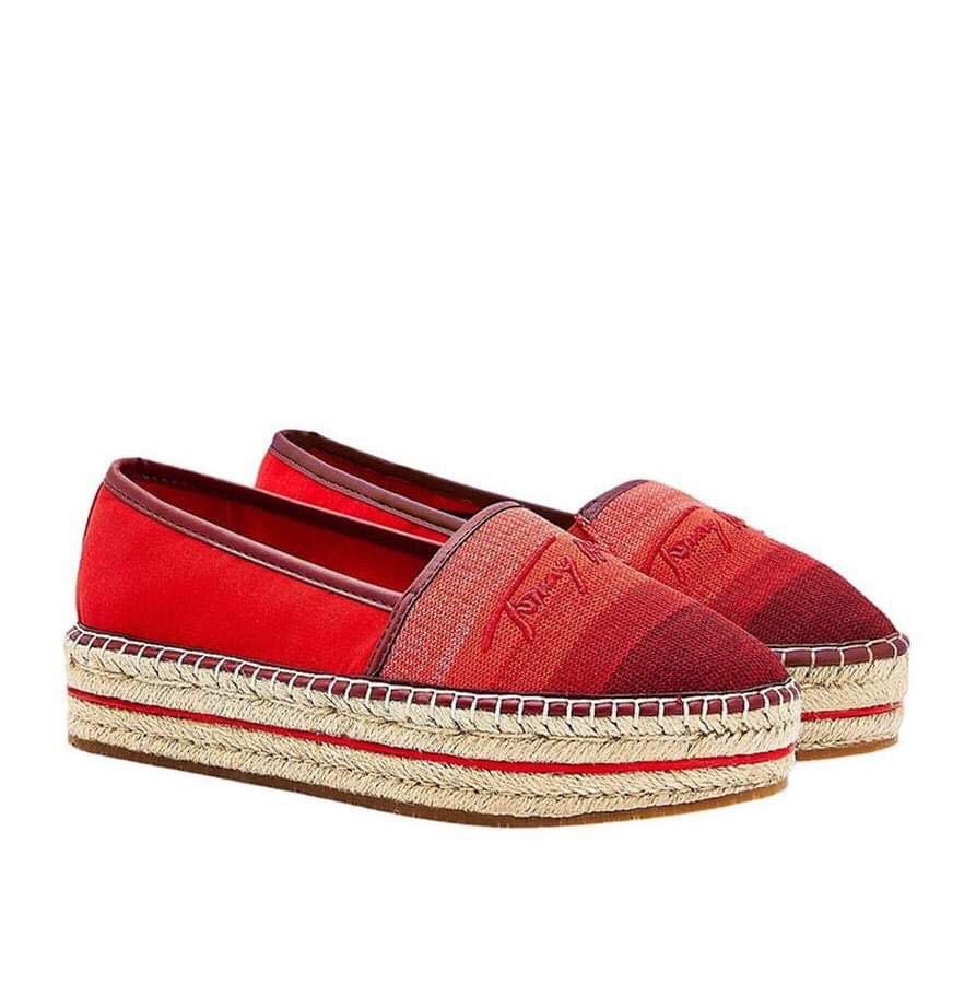 Tommy hilfiger red espadrilles discount