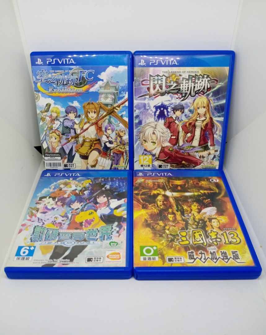 PS VITA GAMES USED (CHINESE VERSION), Video Gaming, Video Games