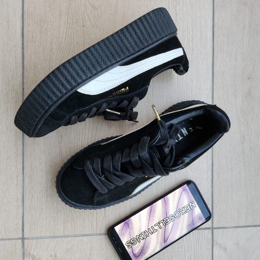 Puma fenty creepers 2025 black and white