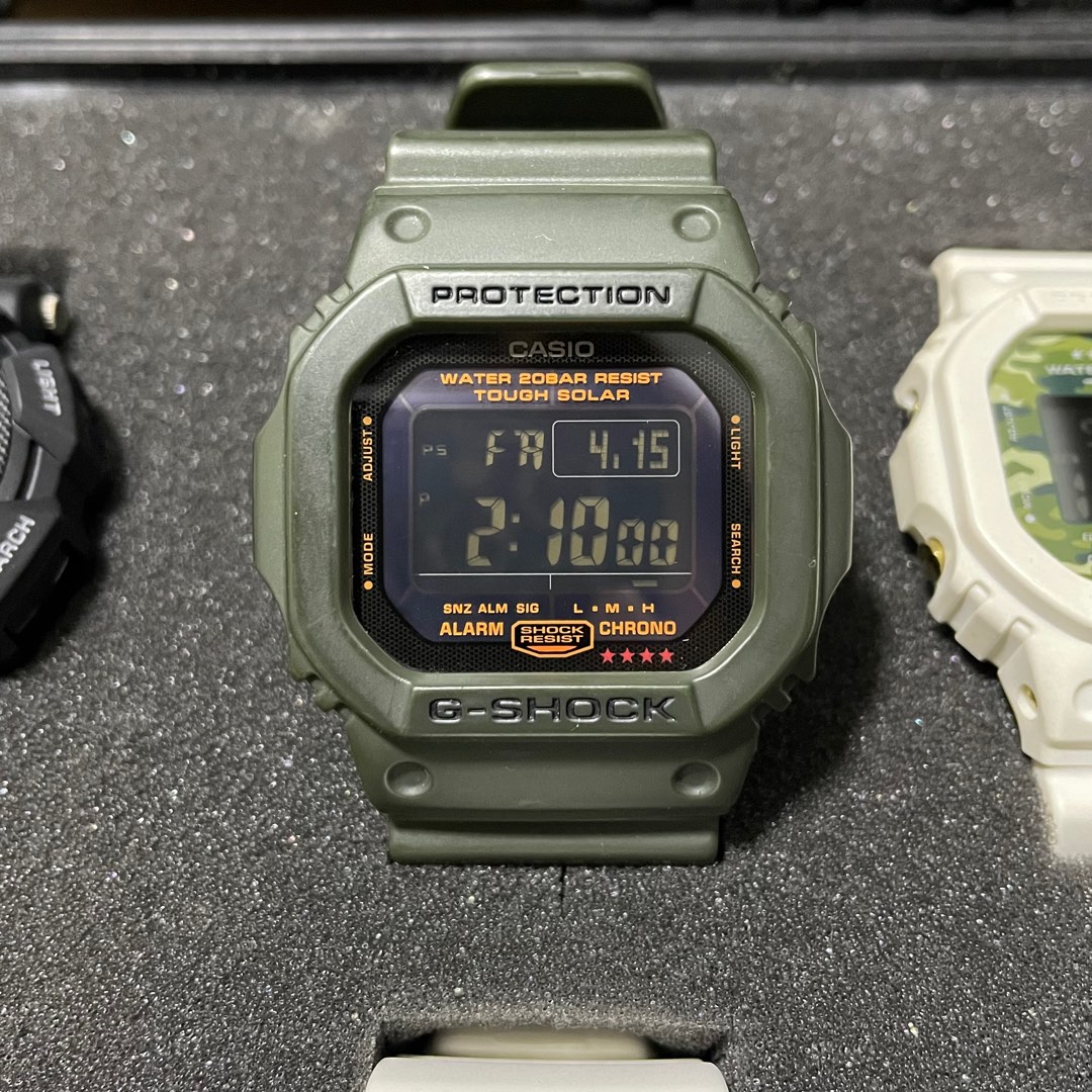 Casio g shock verde militare hot sale