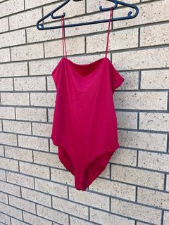 Red bodysuit