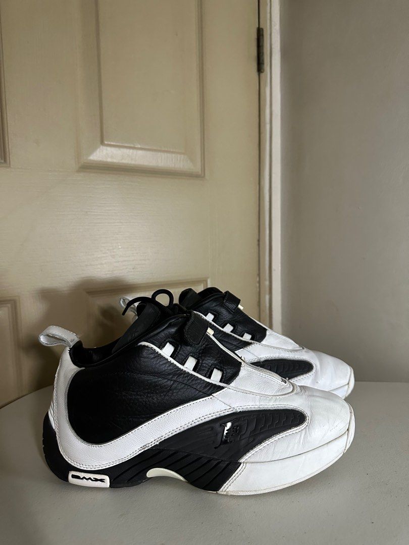 Reebok Answer 4 Black White Iverson Men s Fashion Footwear