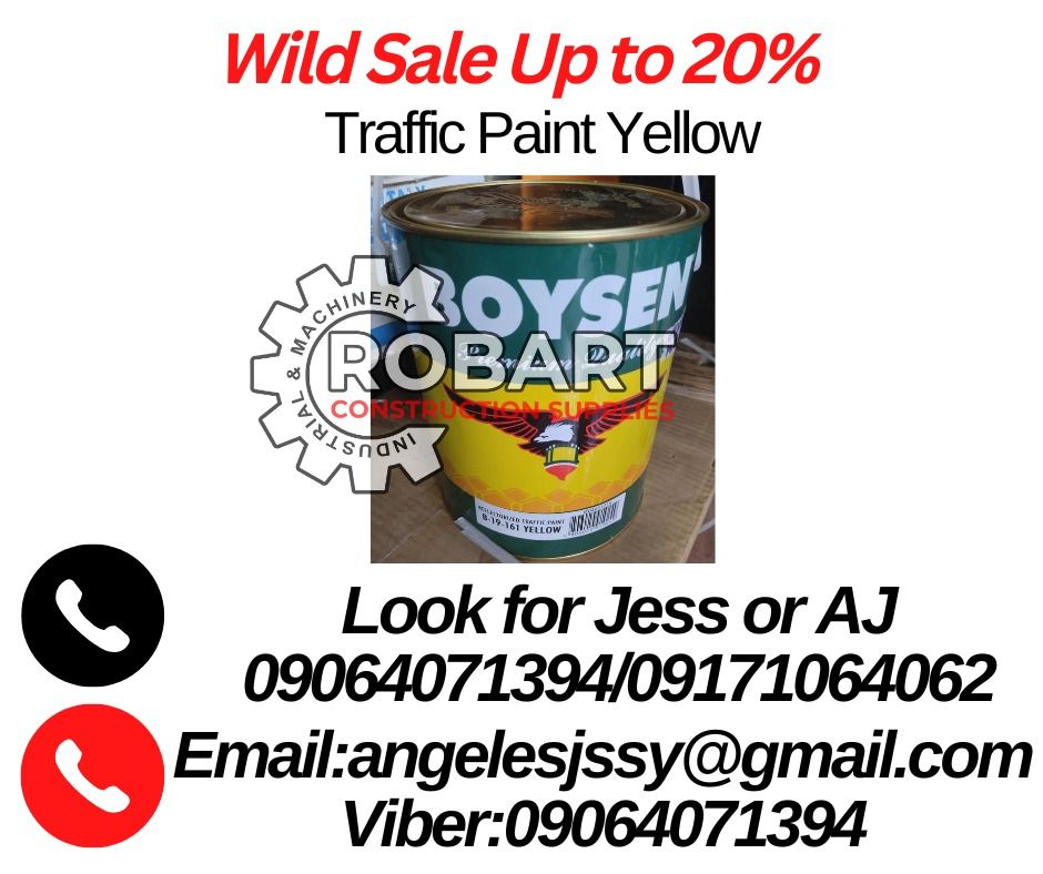 Reflectorized Traffic Paint Yellow on Carousell