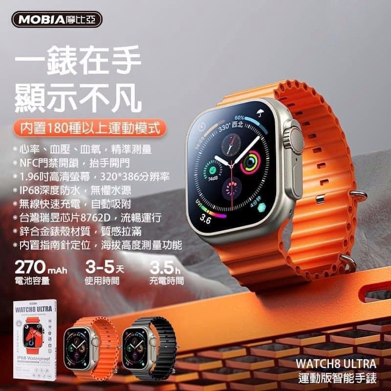 Remax Watch8 Ultra 睿量 Mobia 摩比亞 智慧手錶 智能手錶 運動手錶 可通話 台灣公司貨  非Apple Watch 照片瀏覽 2