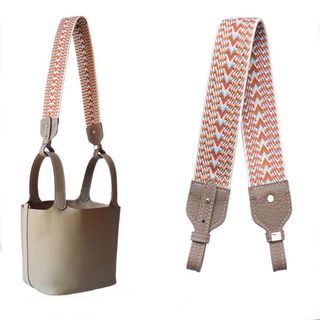 70cm 85cm 100cm Genuine Leather Bag Strap For Hermes Herbag