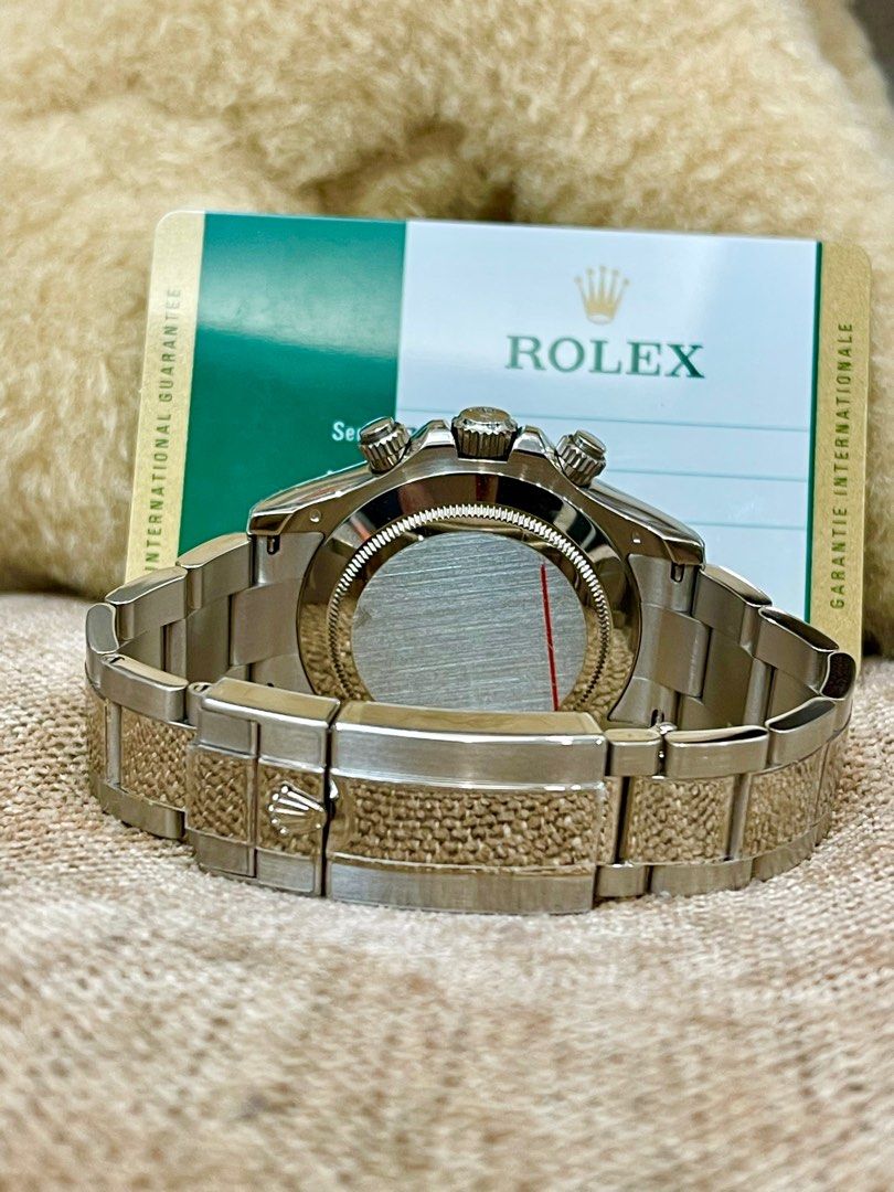 Rolex daytona spyder white gold sale