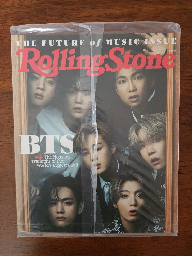 Rolling Stone BTS Cover (Category: Magazines) located in Quezon City. Submitted by ianabunny (Listing ID 1221319304, Image 1). Description: Rolling Stone USA BTS group cover June 2021 issue *sealed.