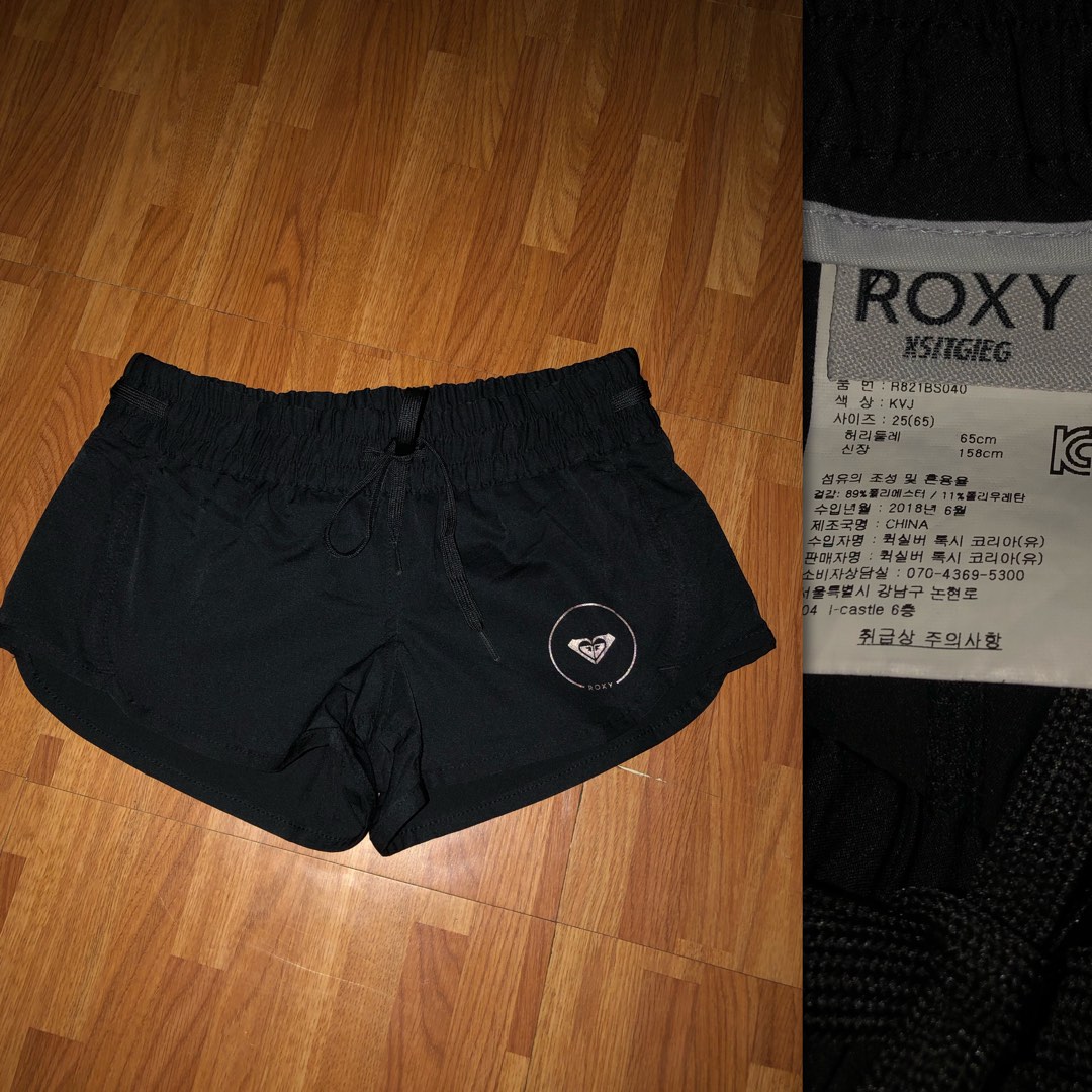 Roxy black board shorts shop
