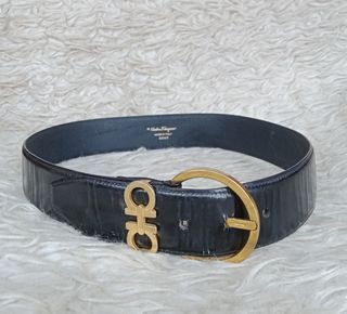 Salvatore Ferragamo belt leather 80cm