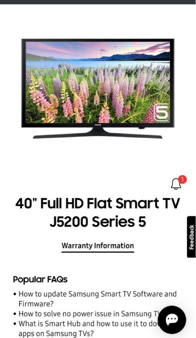 Samsung - 40 Class N5200 Series LED Full HD Smart TV