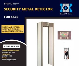 SECURITY WALK-THROUGH METAL DETECTOR
