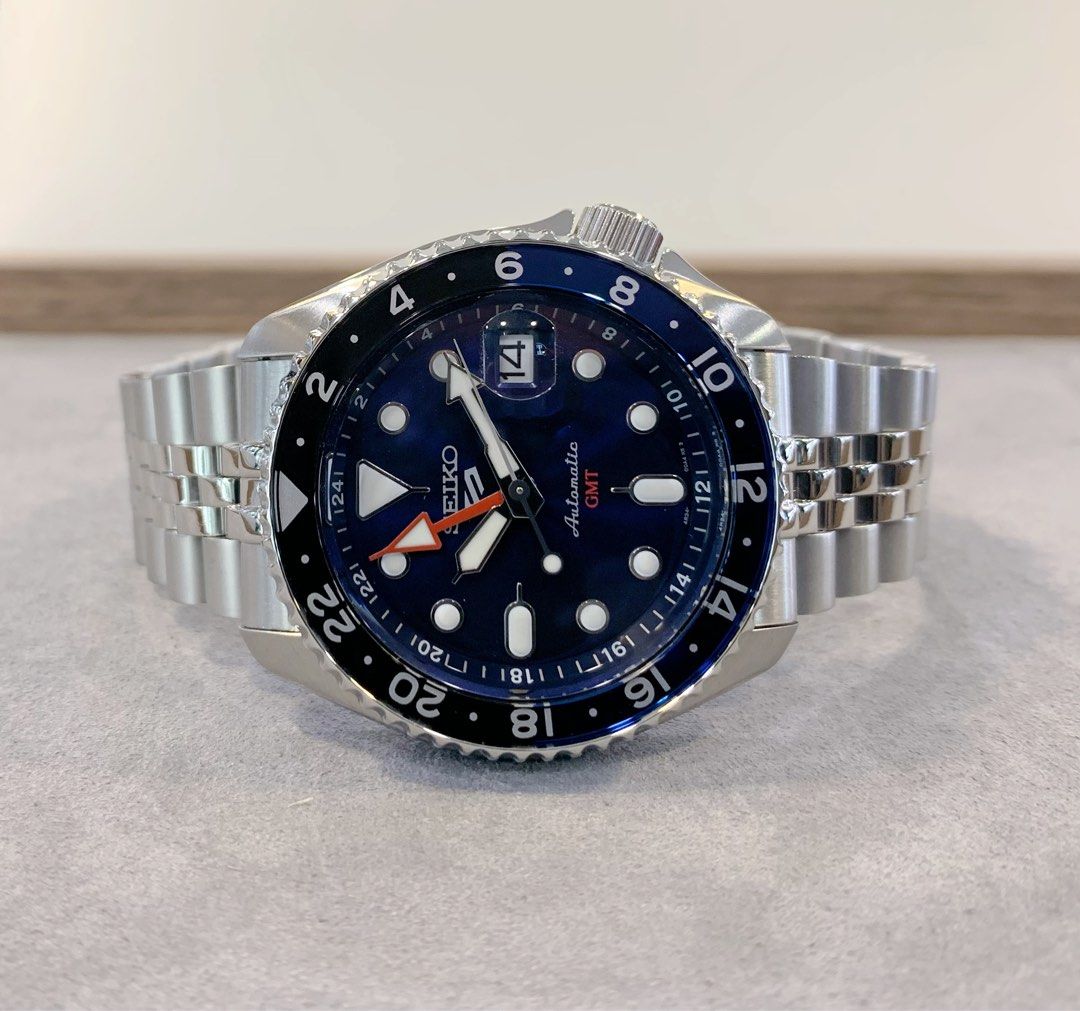 Seiko 5 GMT Automatic Sport Watch Men s Fashion Watches