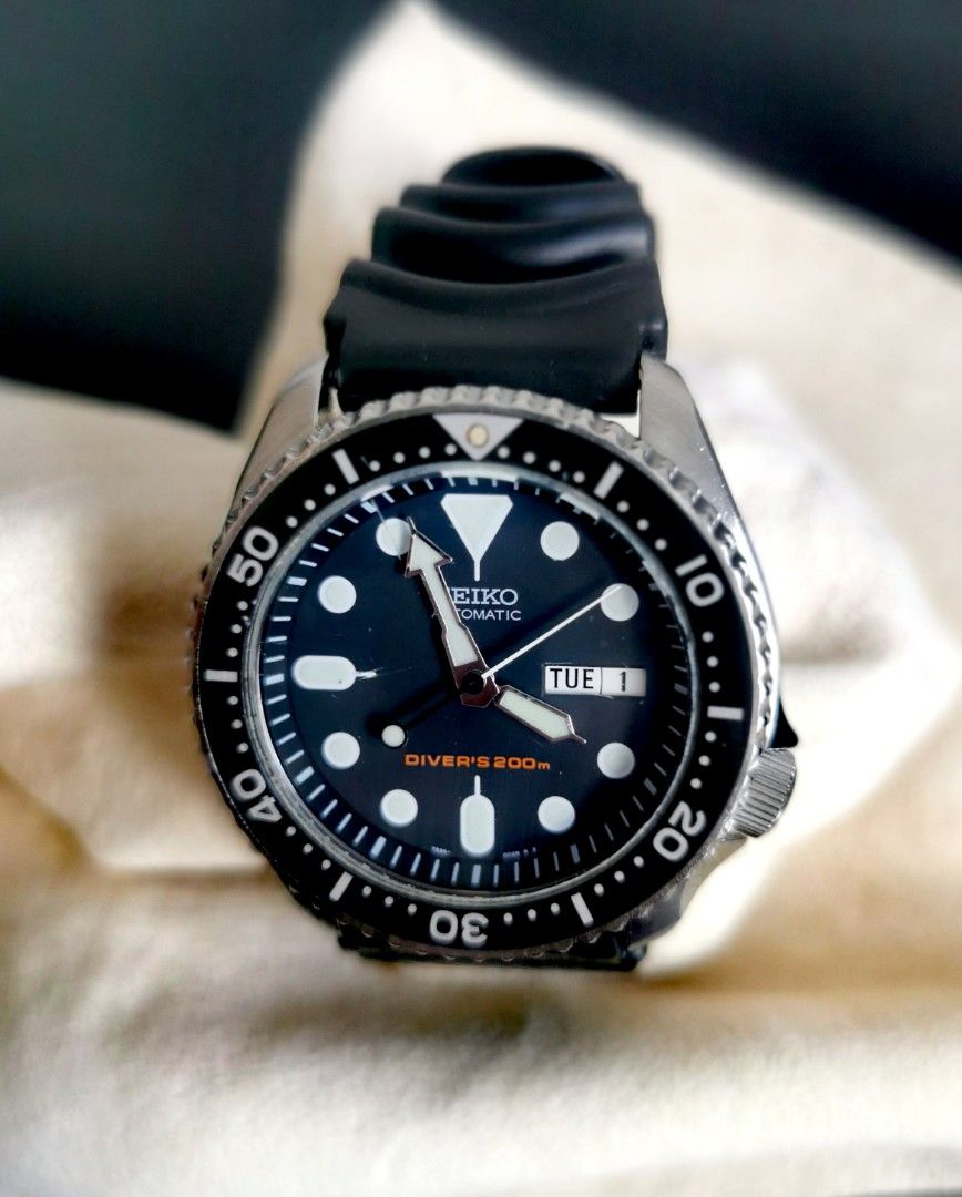 SEIKO 7S26-0020 AO Scuba Driver's Automatic Watch 200m water resistant Item  number: 710433 No box