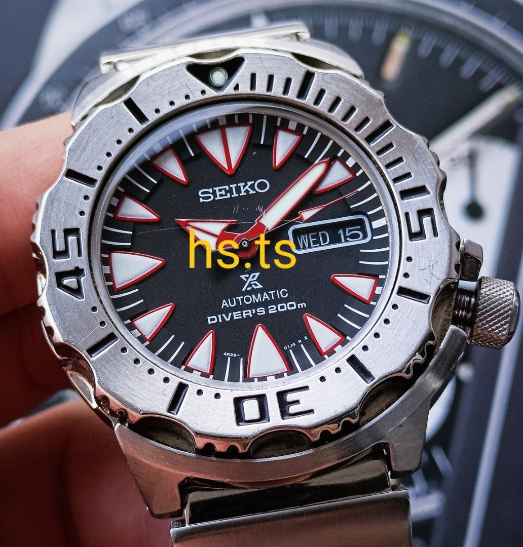 Seiko Dracula Monster 🔴⚫ Automatic Prospex Divers Watch SRP313K1  (Discontinued), Men's Fashion, Watches & Accessories, Watches on Carousell