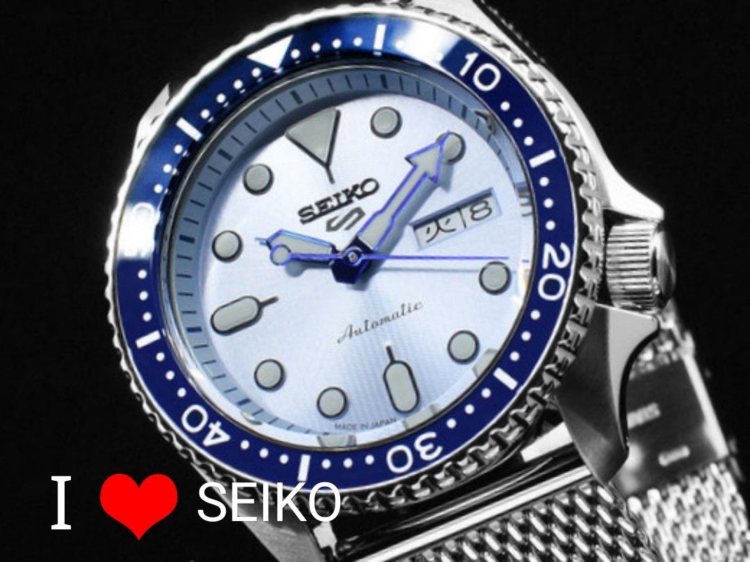 Seiko blue hands shop