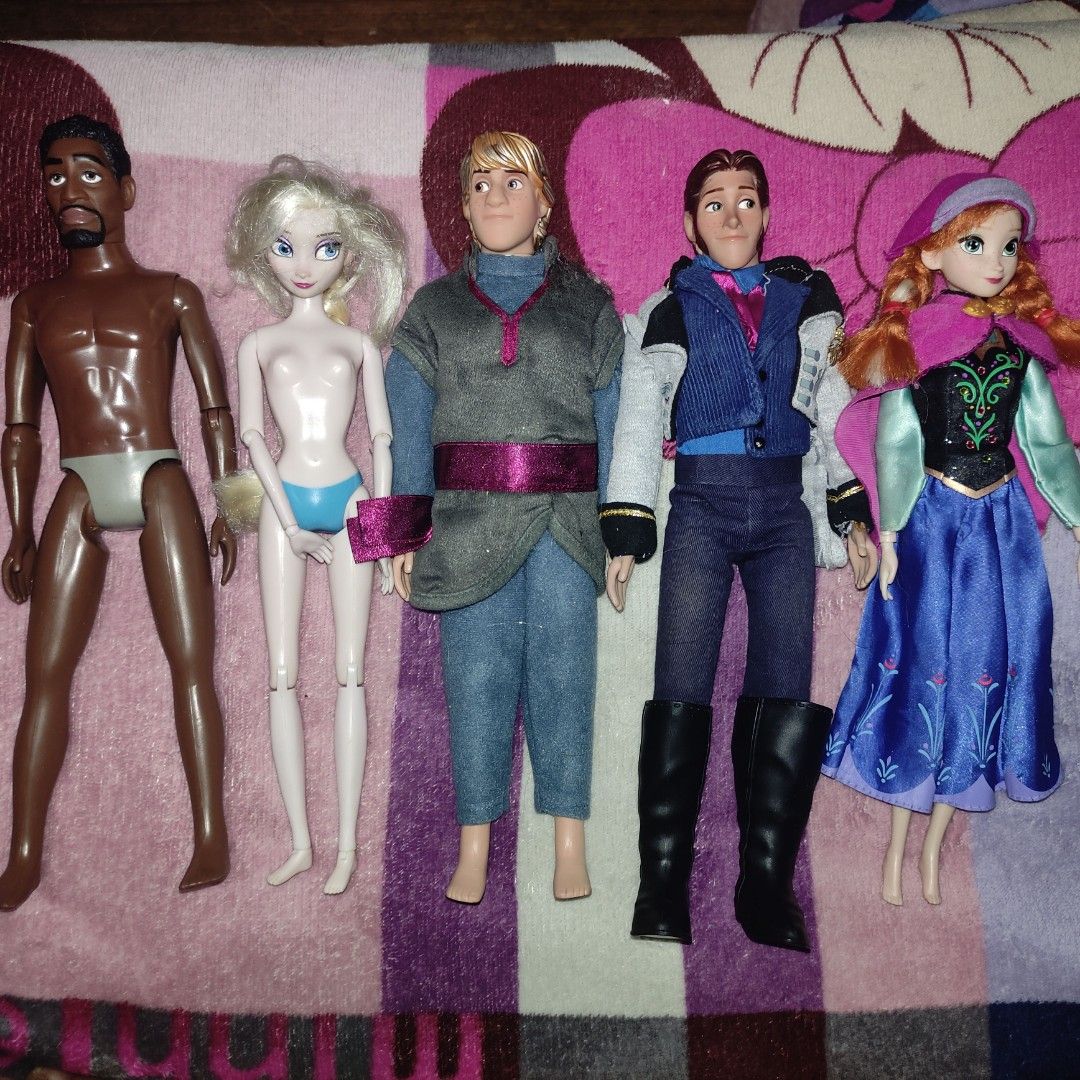 Set Frozen Disney Store Dolls rare prince Hans Hobbies Toys
