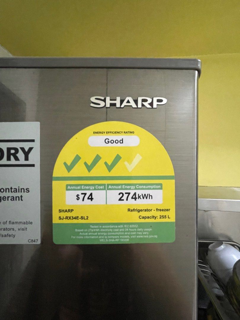 Sharp Refrigerator, TV & Home Appliances, Kitchen Appliances