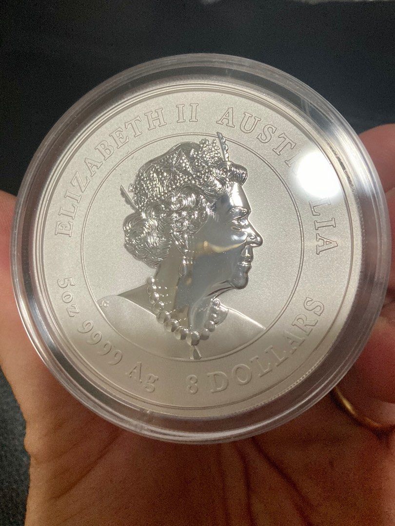 Silver Coin 5oz Lunar Rabbit Perth Mint, Hobbies & Toys, Memorabilia ...