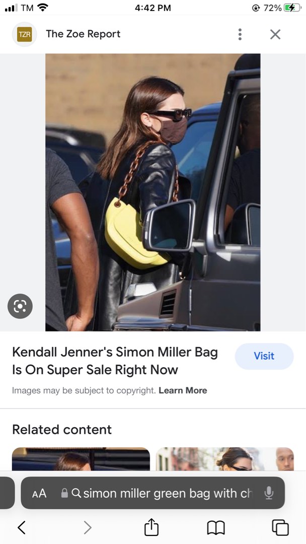 Kendall Jenner's Simon Miller Bag Is On Super Sale Right Now